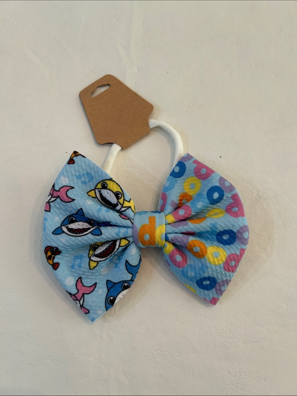 Baby Shark Headband Hair Bow